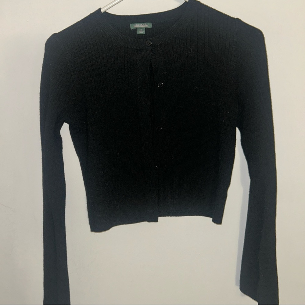 Wild Fable Black Cardigan Sweater